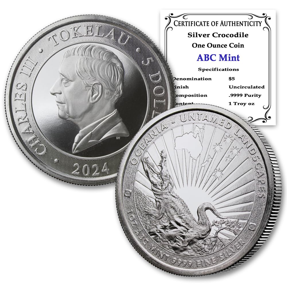 1 oz Silver Crocodile M35770