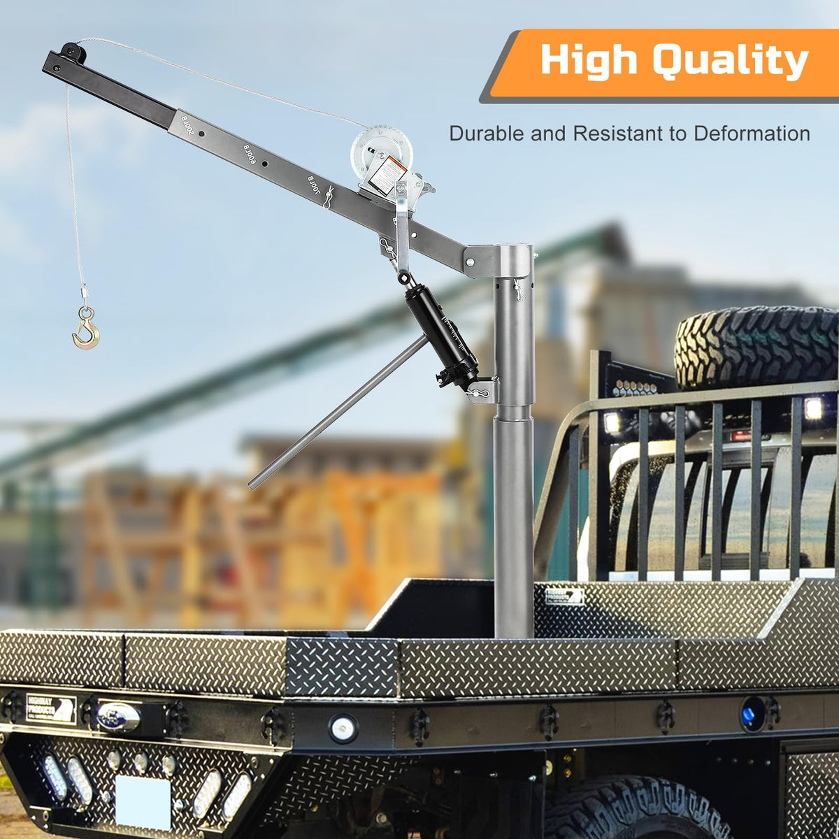 Hydraulic Pickup Truck Crane with 1000 lbs Capacity N9398