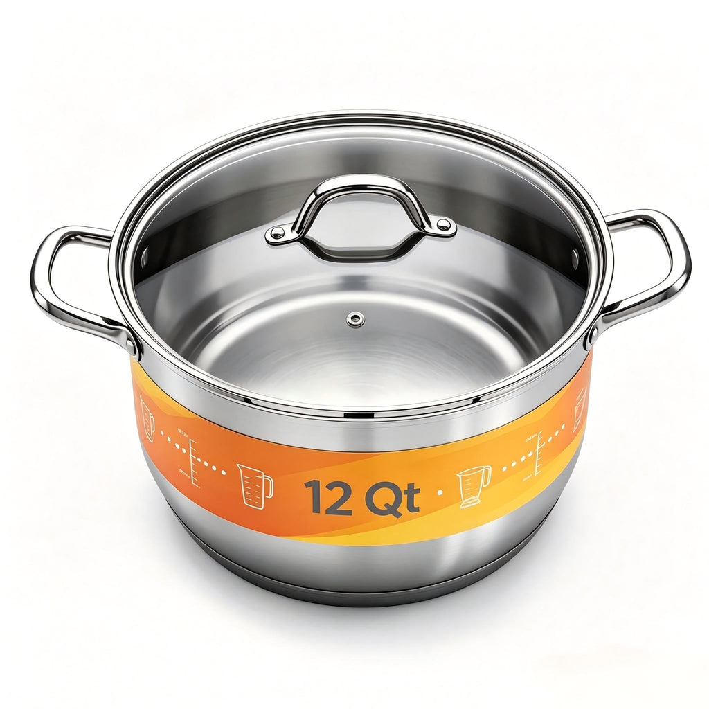 Stainless Steel 12 Quart Stock Pot E335125