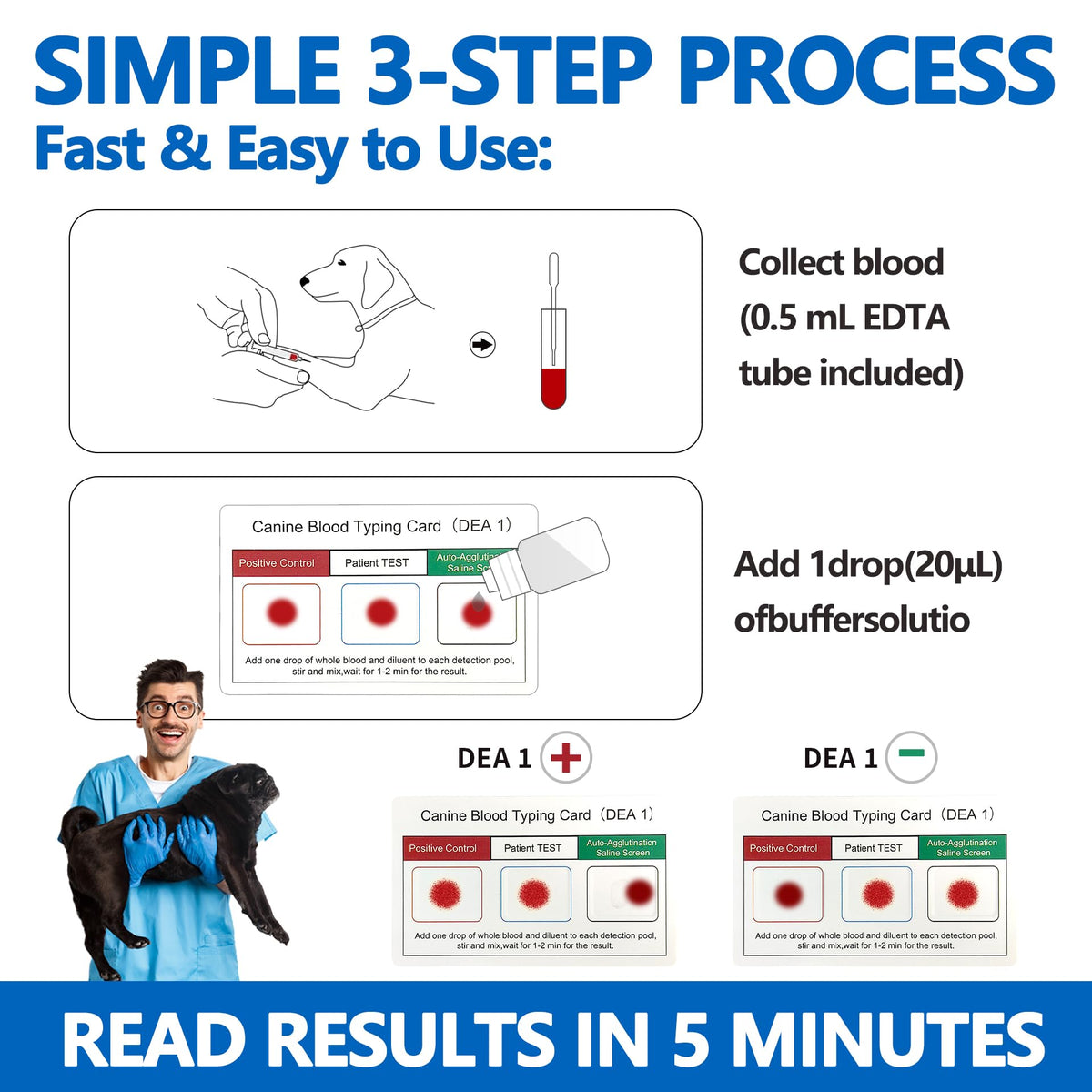 Dog Blood Typing Test Kit J415449