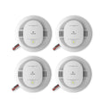 Hardwired Smoke & Carbon Monoxide Detector, 4 Pack R2926