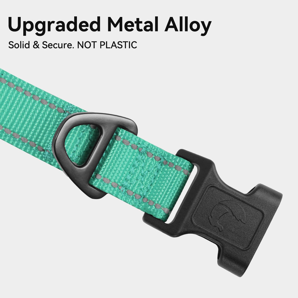 Reflective Adjustable Neoprene Padded Dog Collar N30674