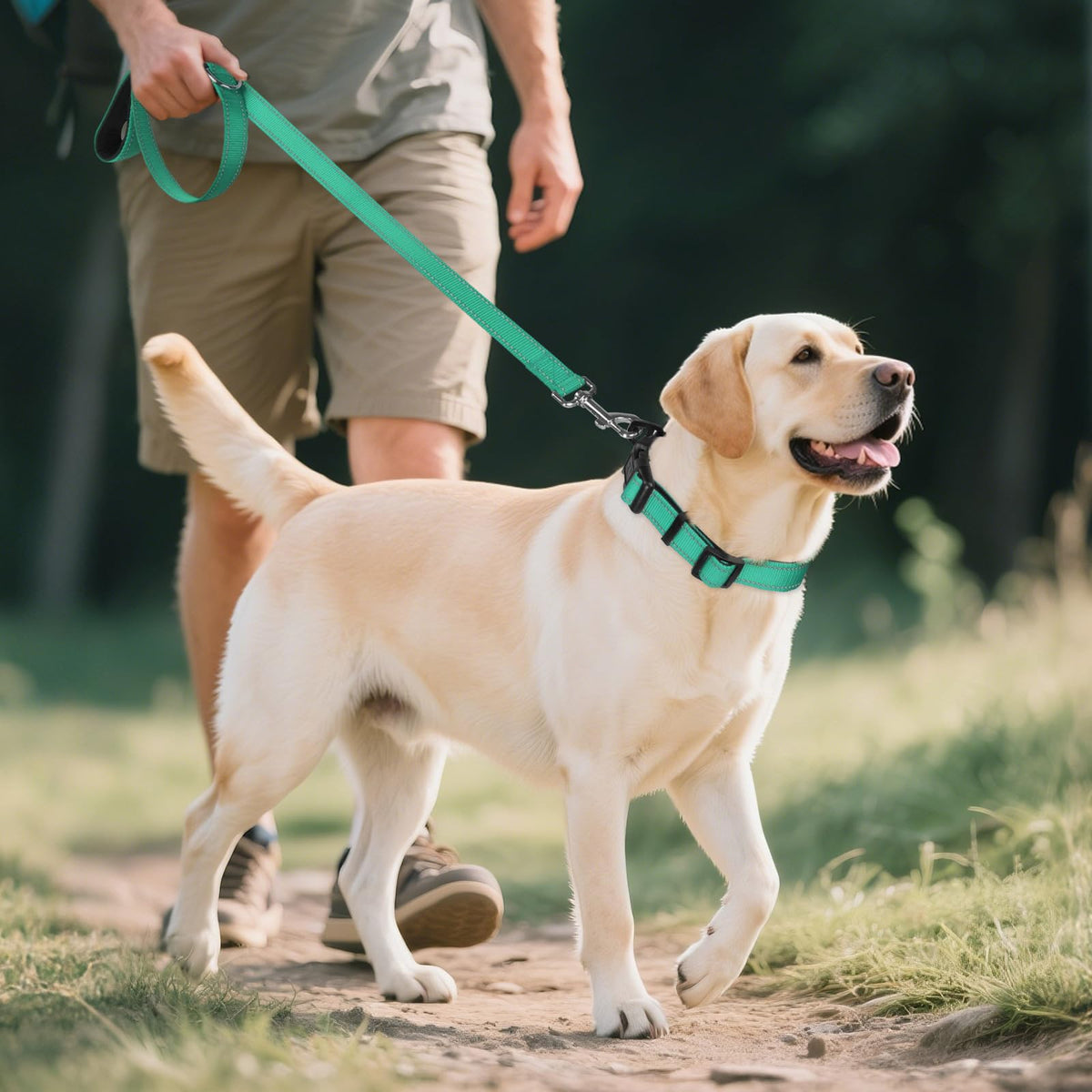 Reflective Adjustable Neoprene Padded Dog Collar N30674