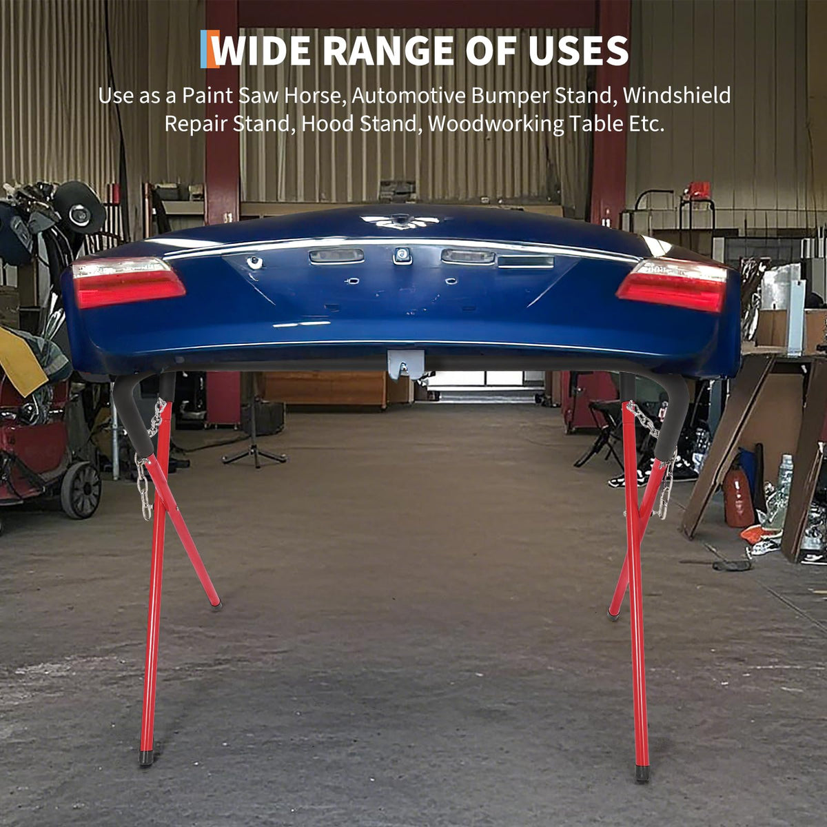 Heavy Duty Folding Work Stand, 500LB Capacity Portable Work Table Q45974