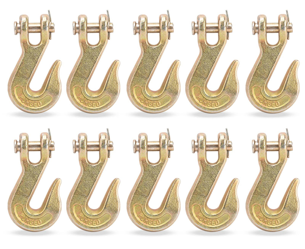 3/8" Grade 70 Clevis Grab Hook 10 Pack B45576