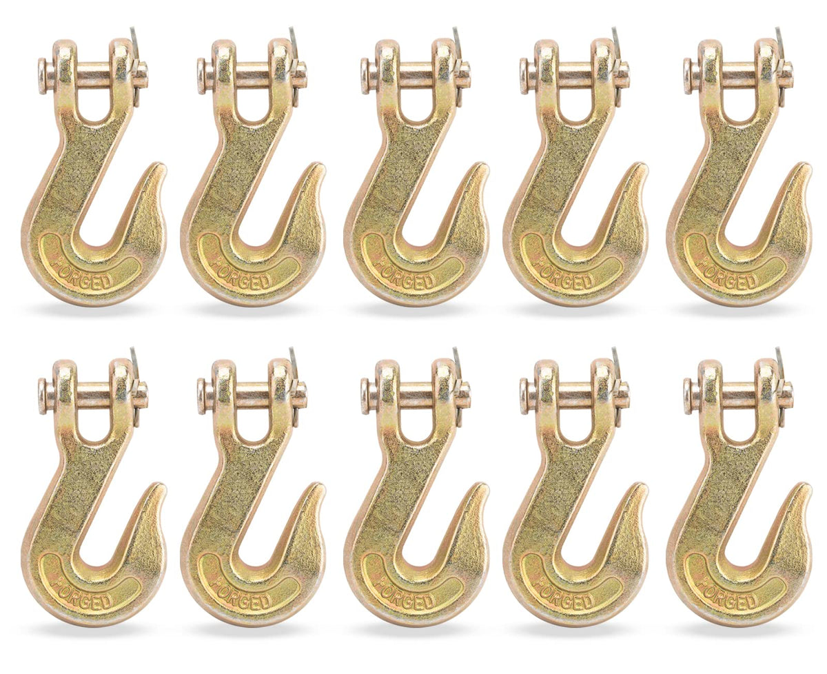 3/8" Grade 70 Clevis Grab Hook 10 Pack B45576