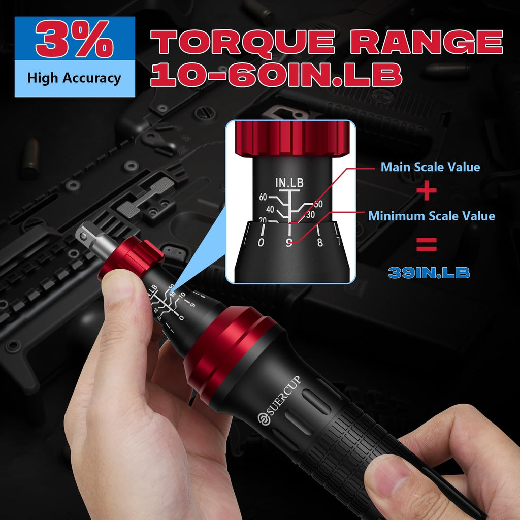1/4" Torque Screwdriver 36 PCS Set D22827