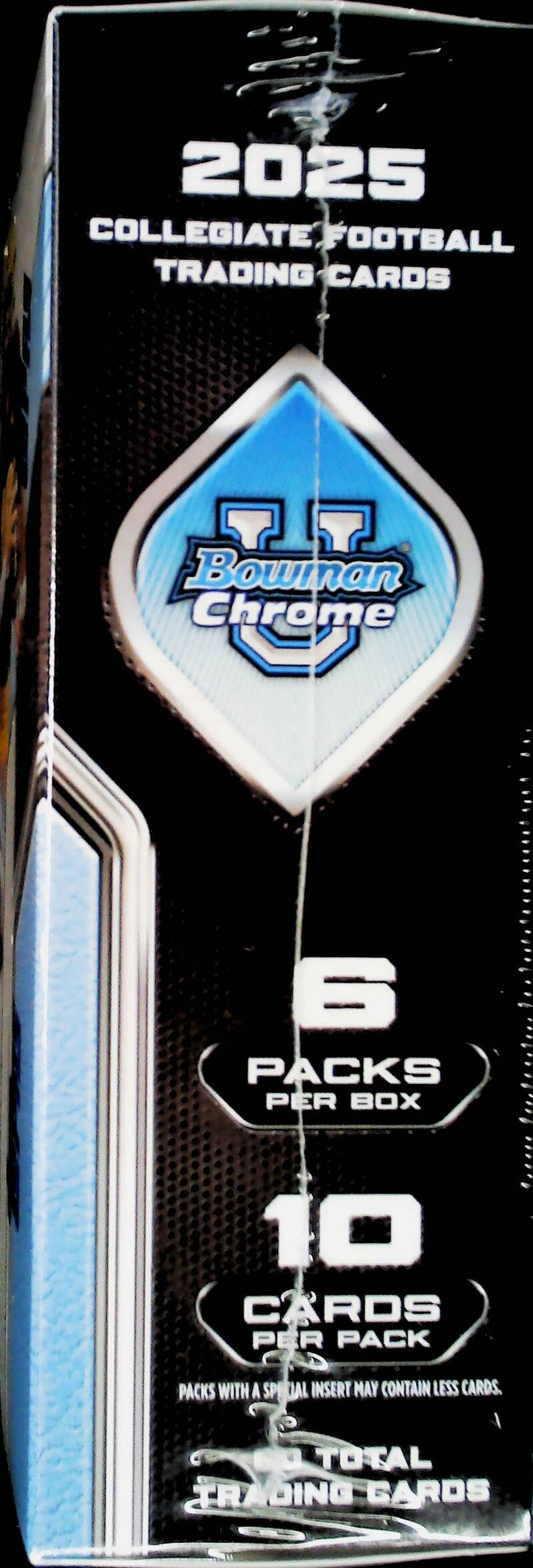 2025 Bowman Chrome University Football Mega Box 60 Cards O9058
