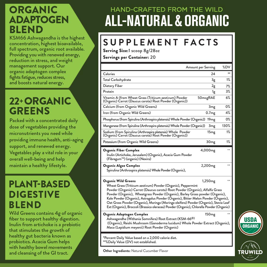 Greens Superfood Juice Powder 40 Servings 2 Pack M37290