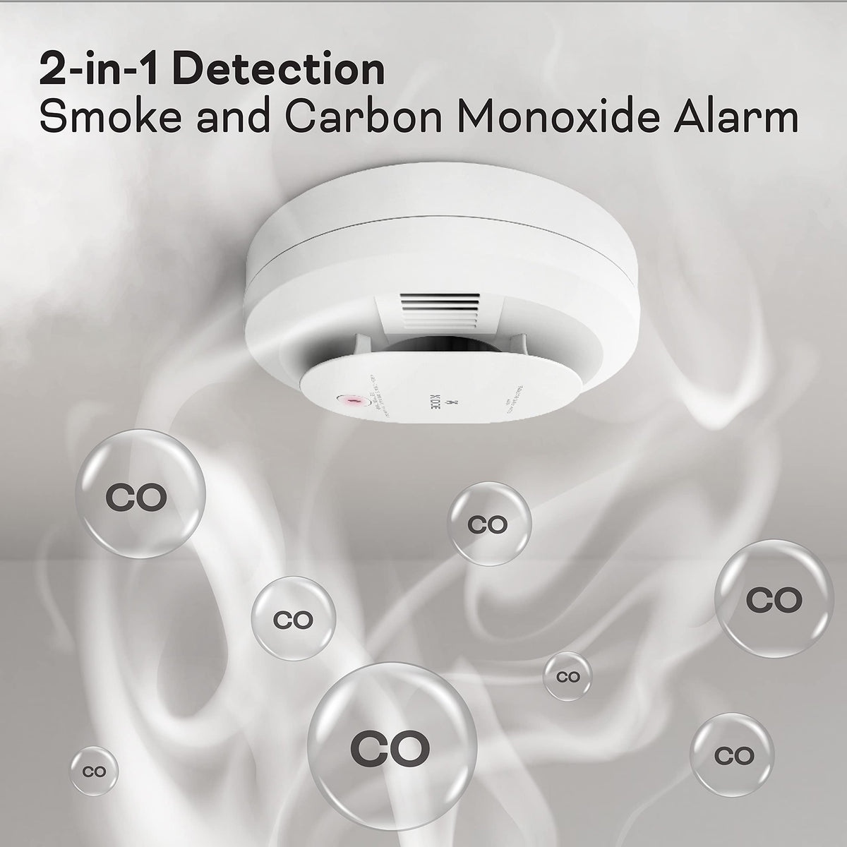 Hardwired Smoke & Carbon Monoxide Detector, 4 Pack R2926