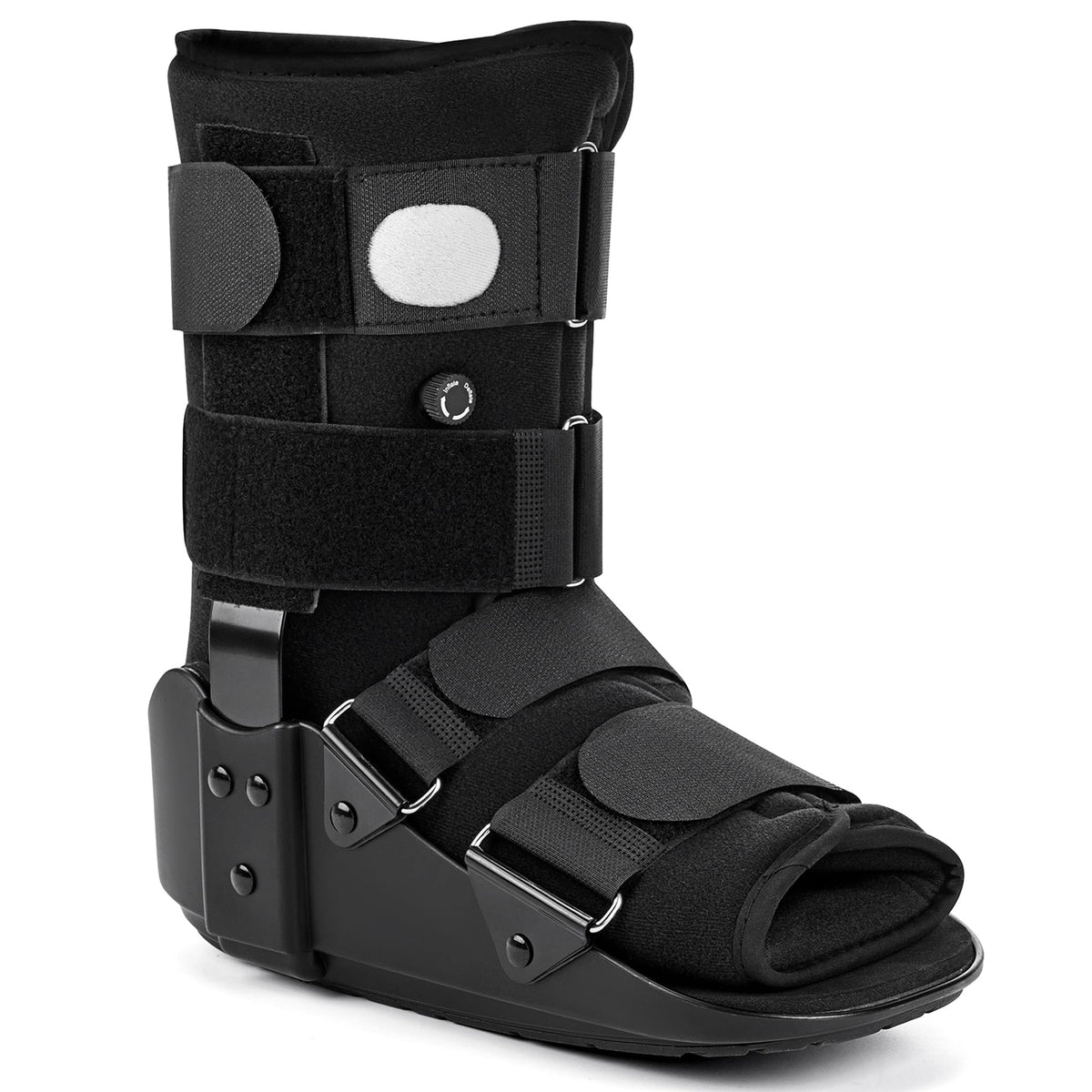 Adjustable Air Walking Boot Medium Black C349