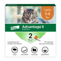 Advantage II Small Cat Topical Flea Treatment & Prevention, 2ct G510397
