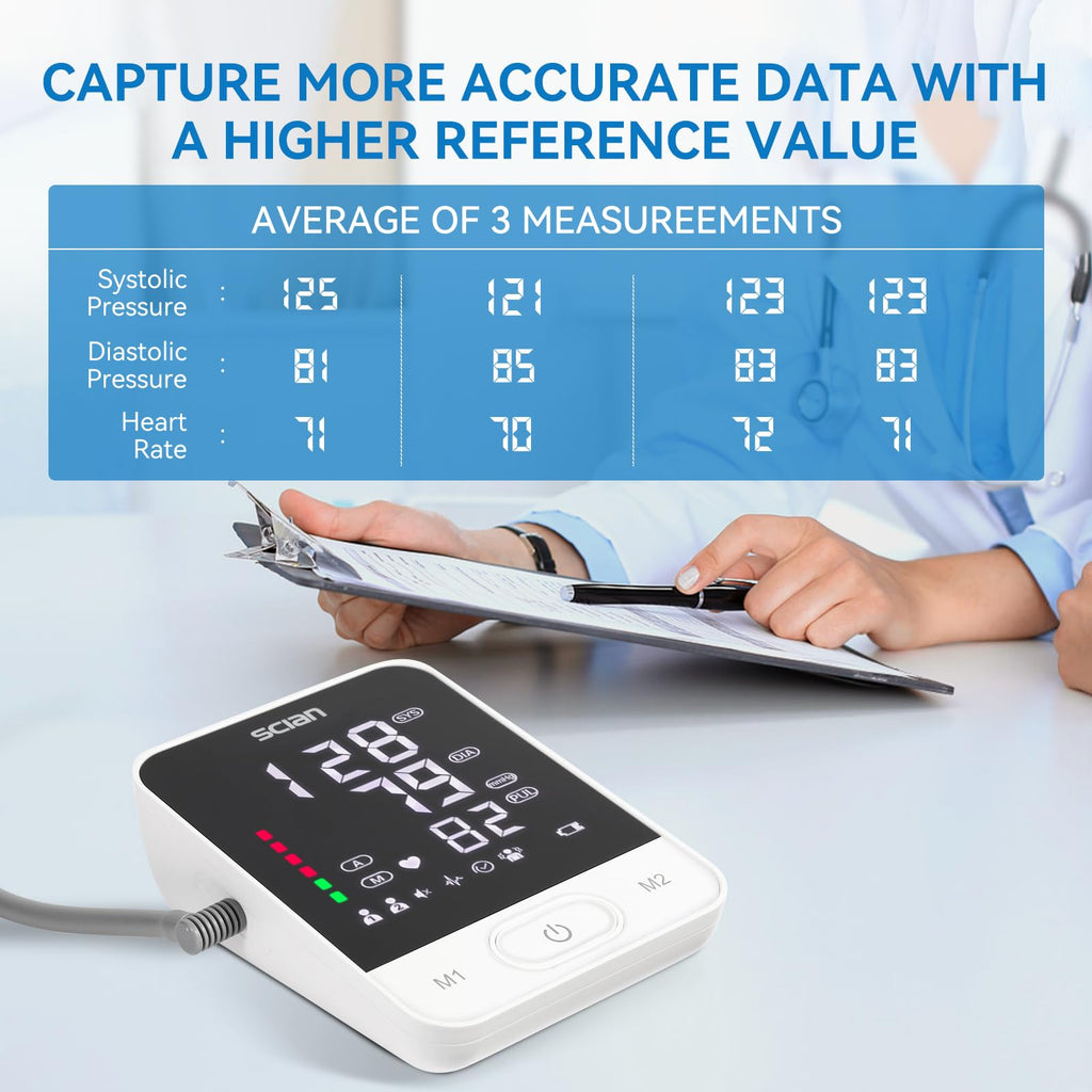 Automatic Blood Pressure Monitor Arm Cuff with LED Display H83648