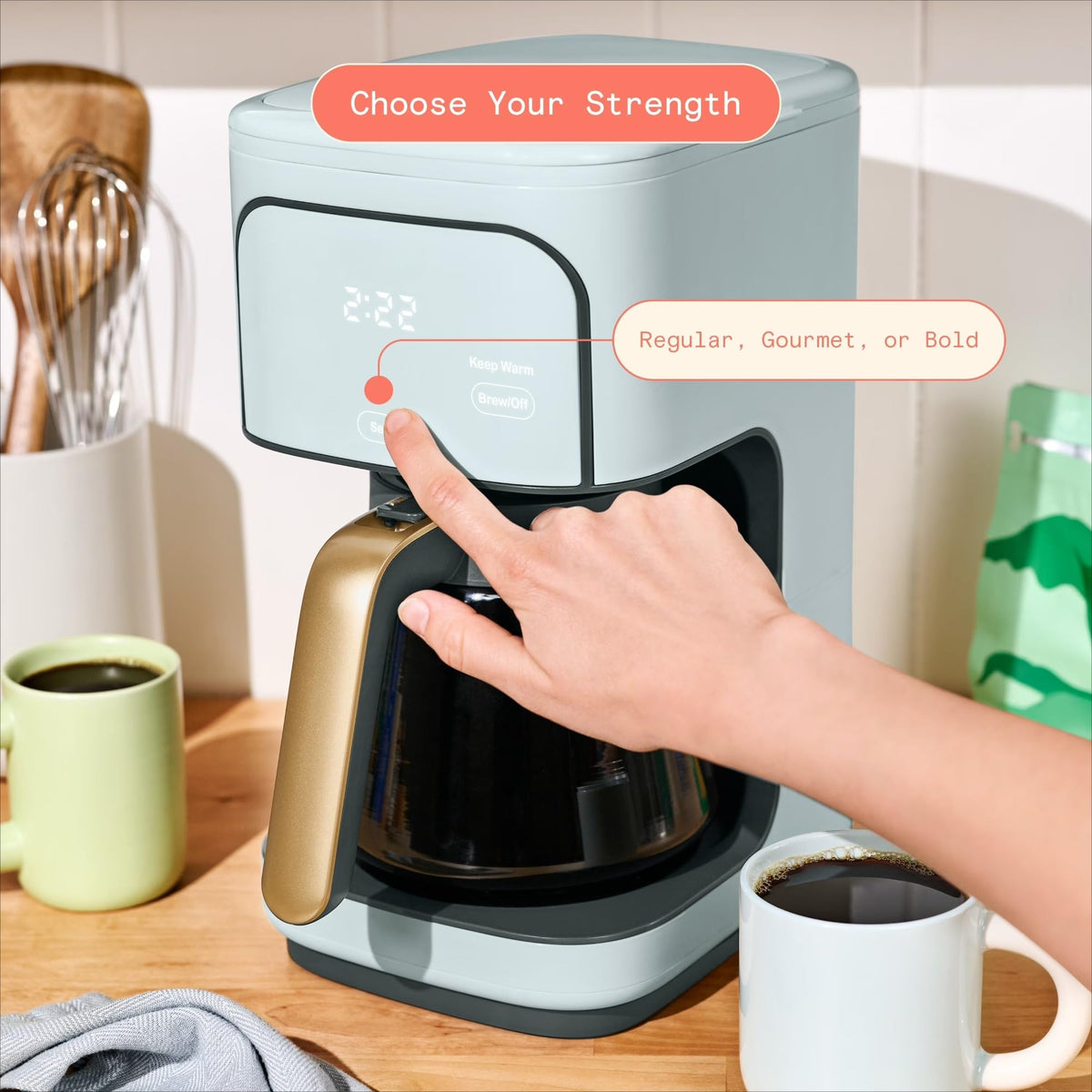 12-Cup Programmable Drip Coffee Maker C8589