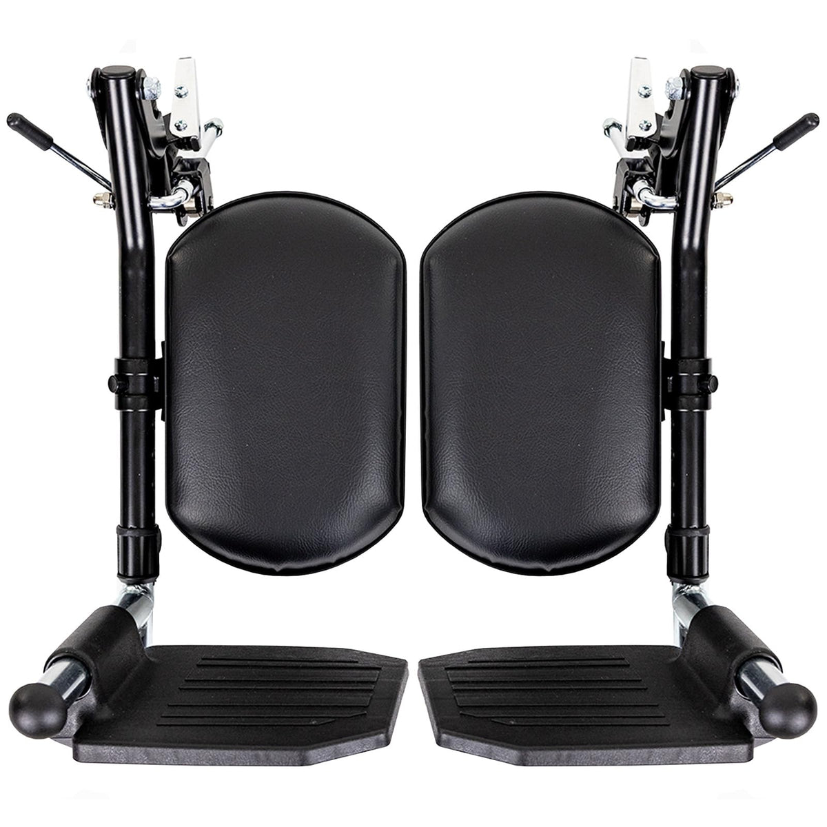 Elevating Wheelchair Footrests with Padded Calf Pads (2 Pack) G2604