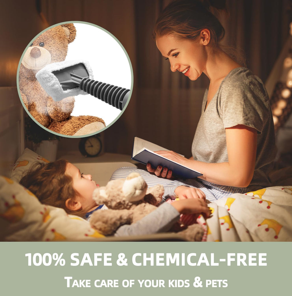 Handheld Pressurized Steam Cleaner with 13 Accessories S555481