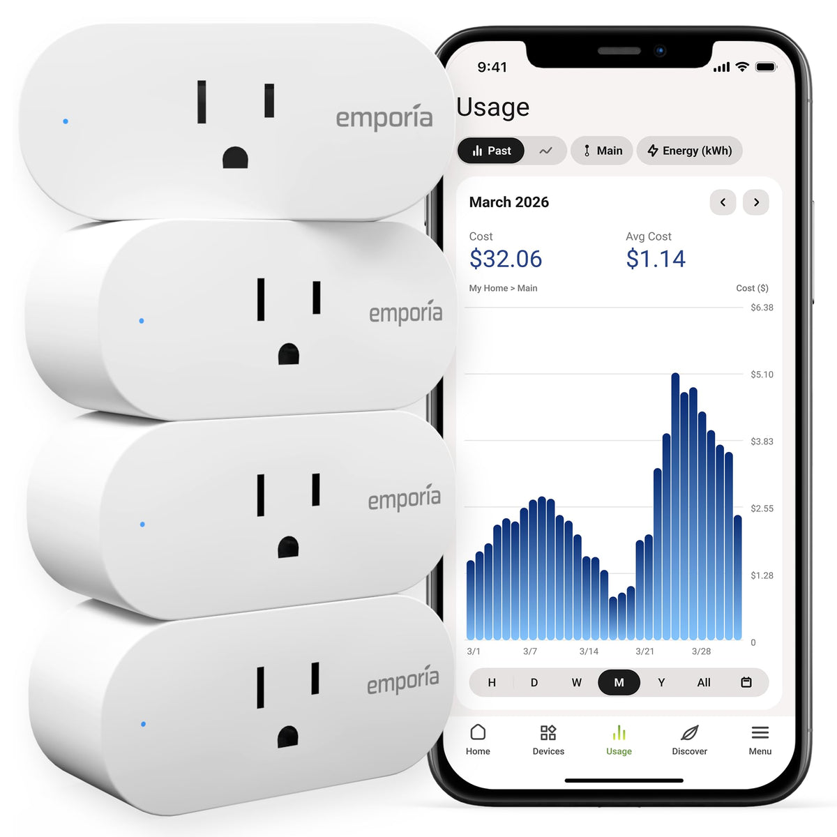 Smart Plug WiFi Outlet with Timer 4 Pack E559