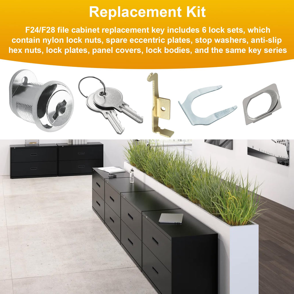 File Cabinet Lock Replacement Kit T43559