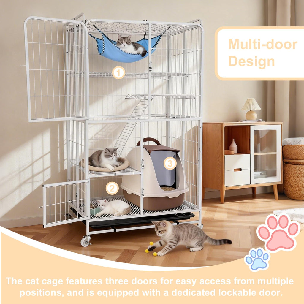 4 Tier Indoor Cat Playpen J328
