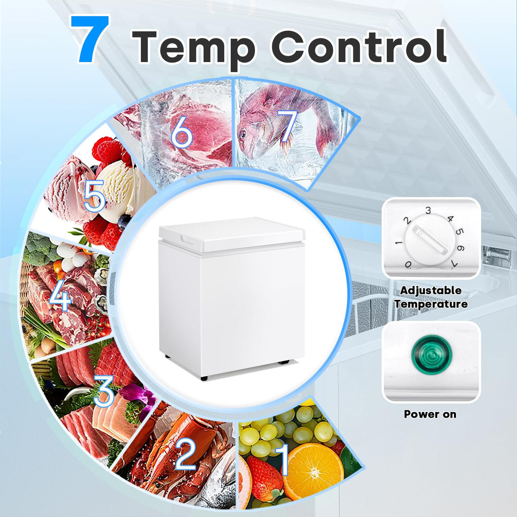 2.0 Cu.Ft White Chest Freezer H610749