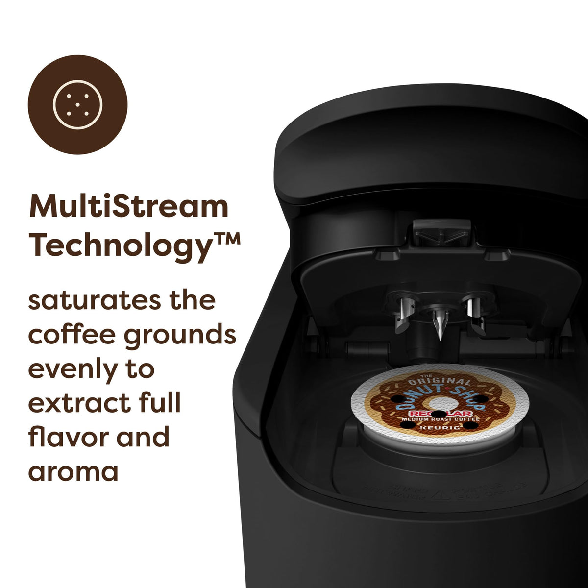 Black Single Serve K-Cup Pod Coffee Maker Y909271