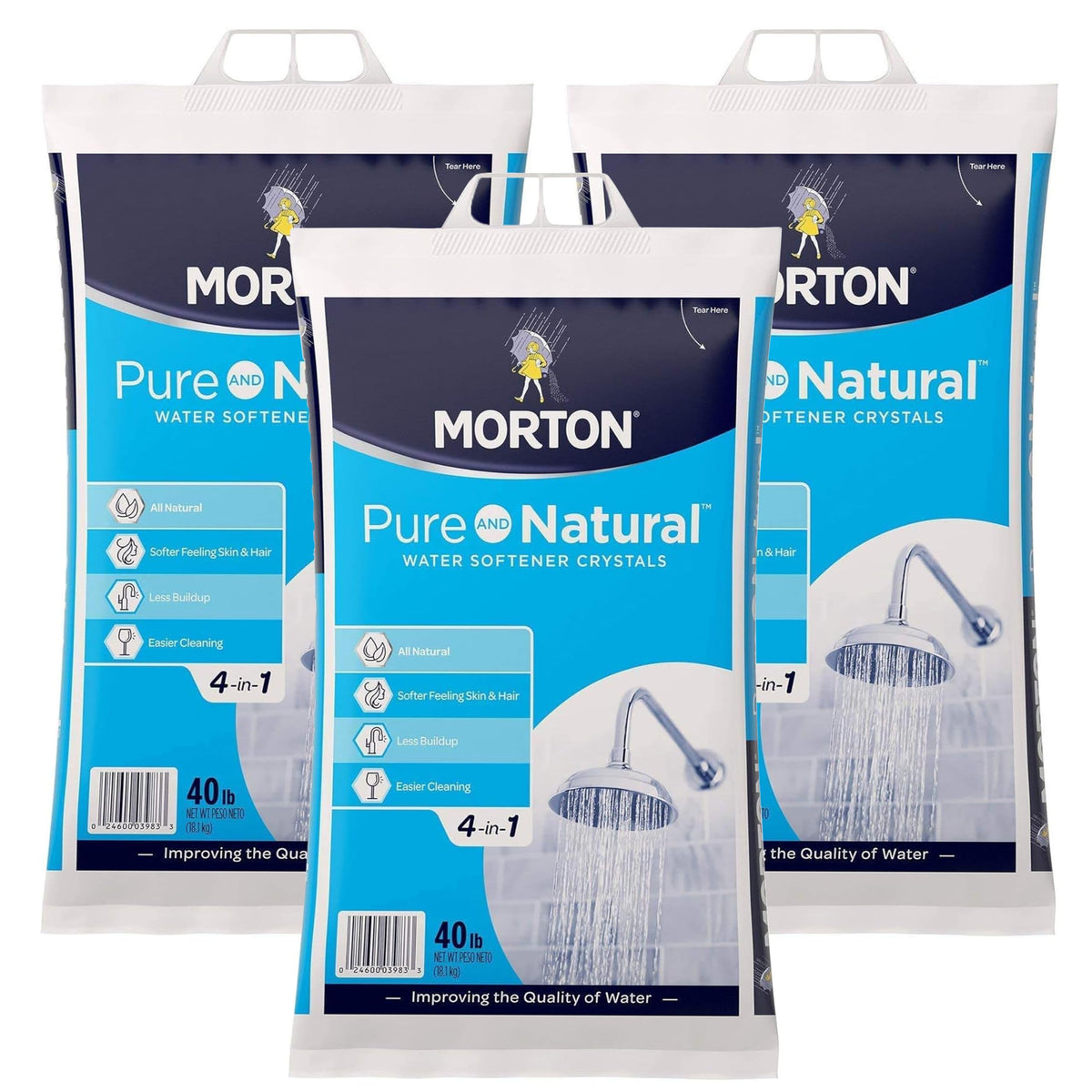 Water Softener Salt Crystals 40 lb Bag 3 Pack Q172227