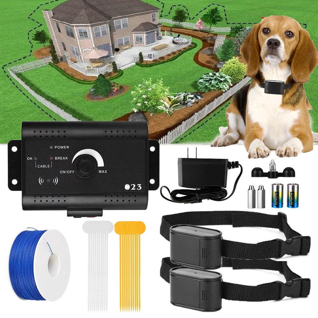 Wireless Dog Fence 1.2 Acre Waterproof Collar J754229