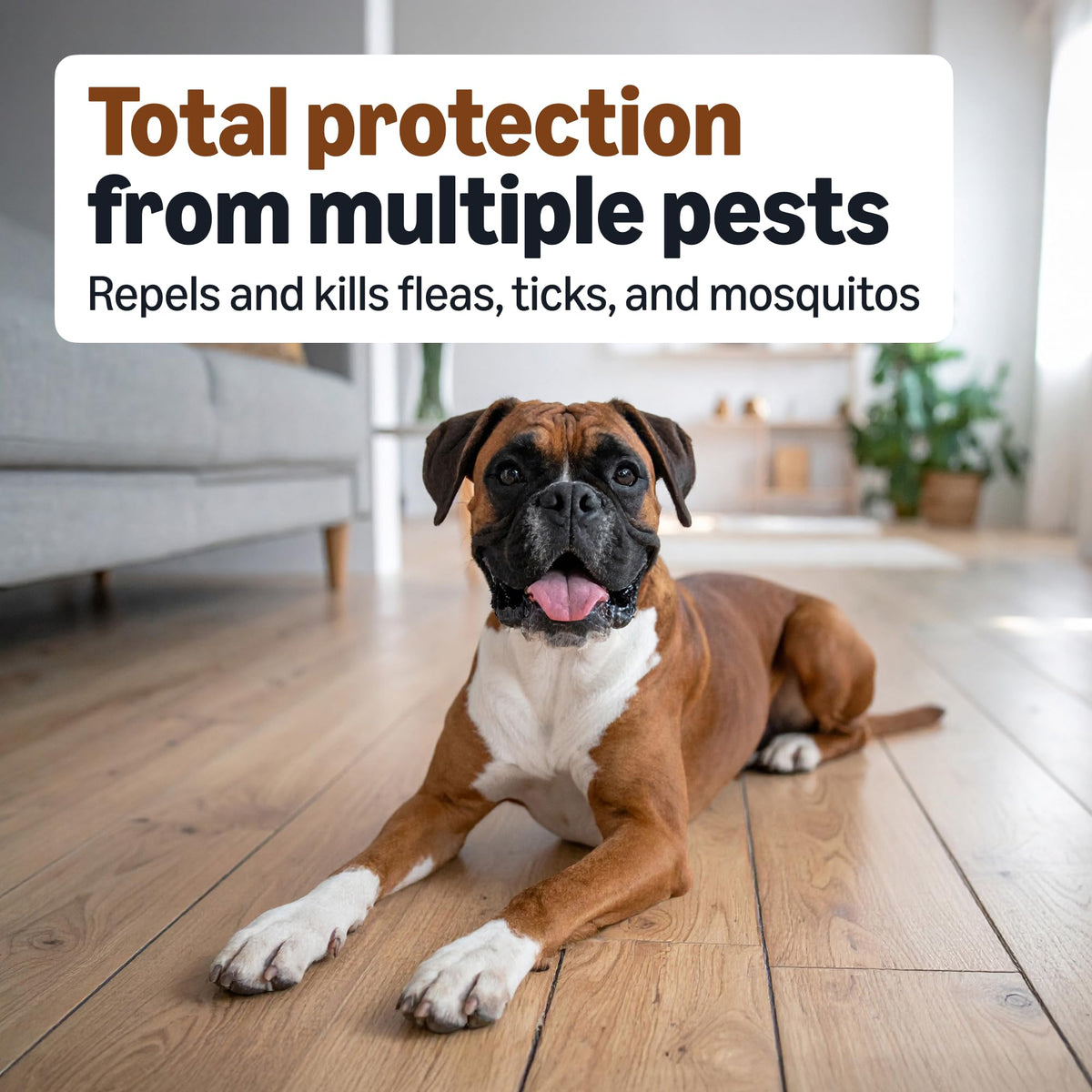 Flea Tick & Mosquito Topical Treatment for Large Dogs 4 Count I951