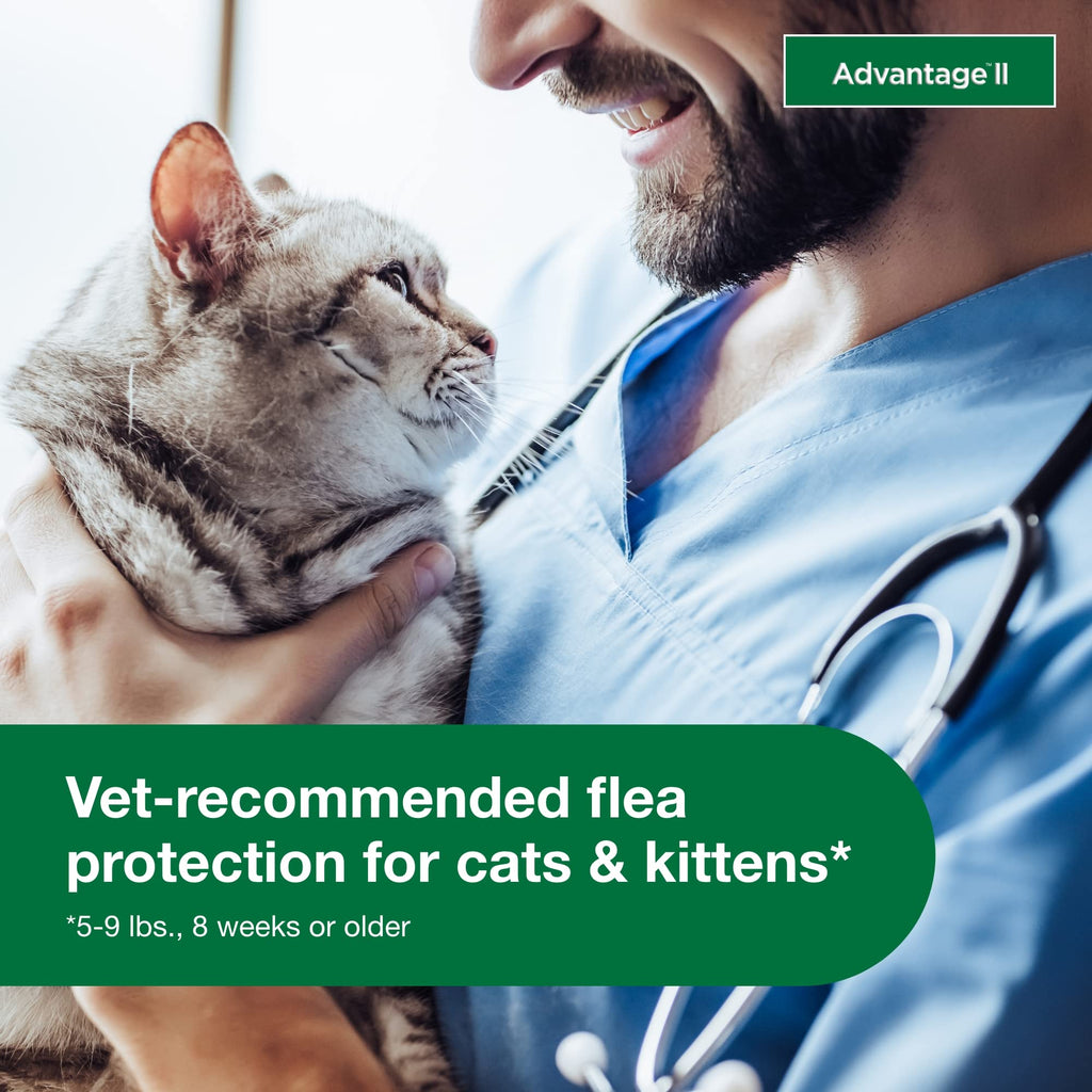 Advantage II Small Cat Topical Flea Treatment & Prevention, 2ct G510397