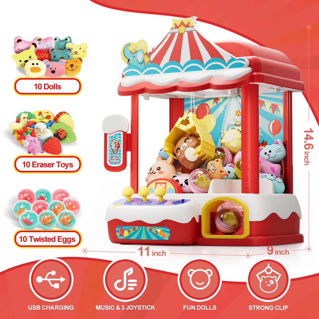 Claw Machine with 30 Mini Prizes B73409