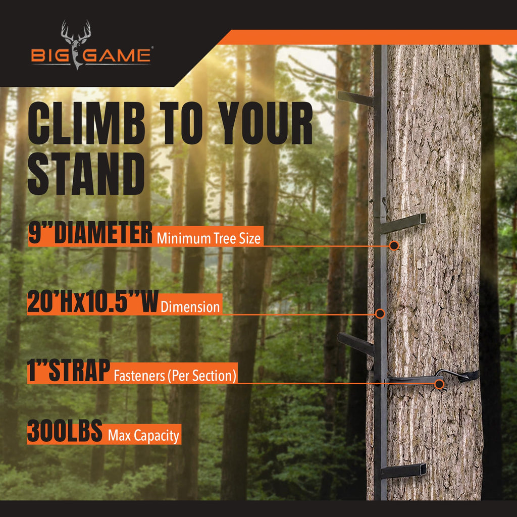 Climbing Ladder Sticks, 20’ Quick-Stick U5063