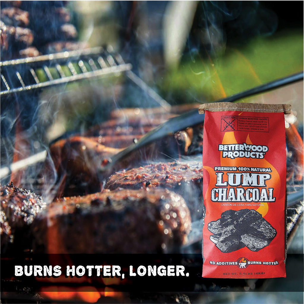 100% All Natural Hardwood Lump Charcoal 17.6 Pounds S545