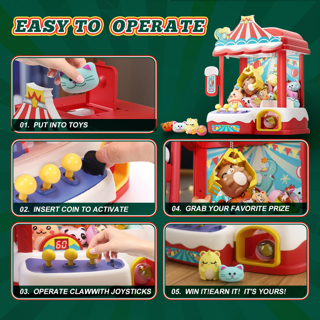 Claw Machine with 30 Mini Prizes B73409