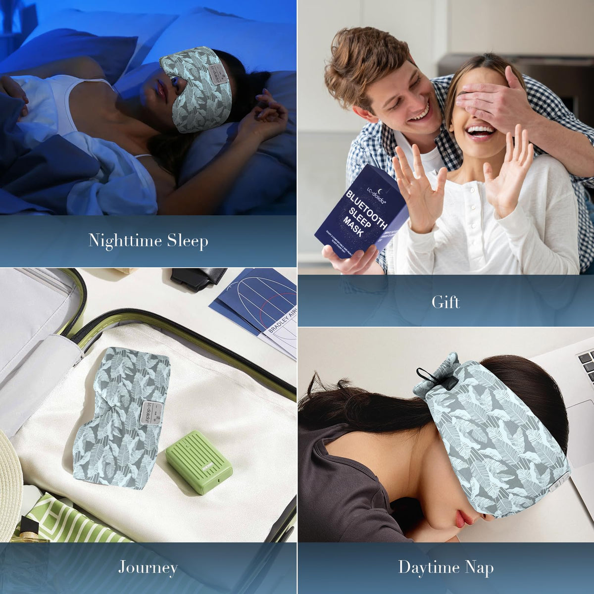Bluetooth Sleep Mask with Headphones W237117