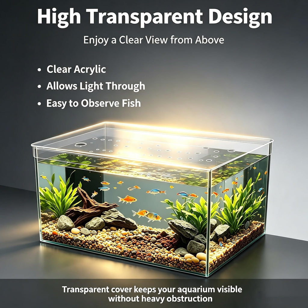 Ventilated Fish Tank Lid for 10-20 Gallon Aquariums O39311