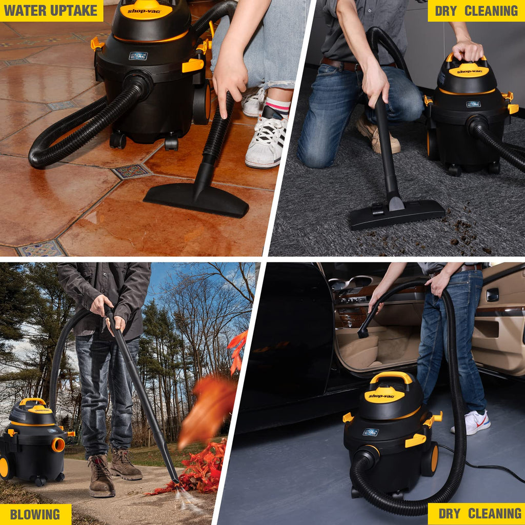 4 Gallon 5.5 Peak HP Wet/Dry Utility Vacuum with Cart L91024