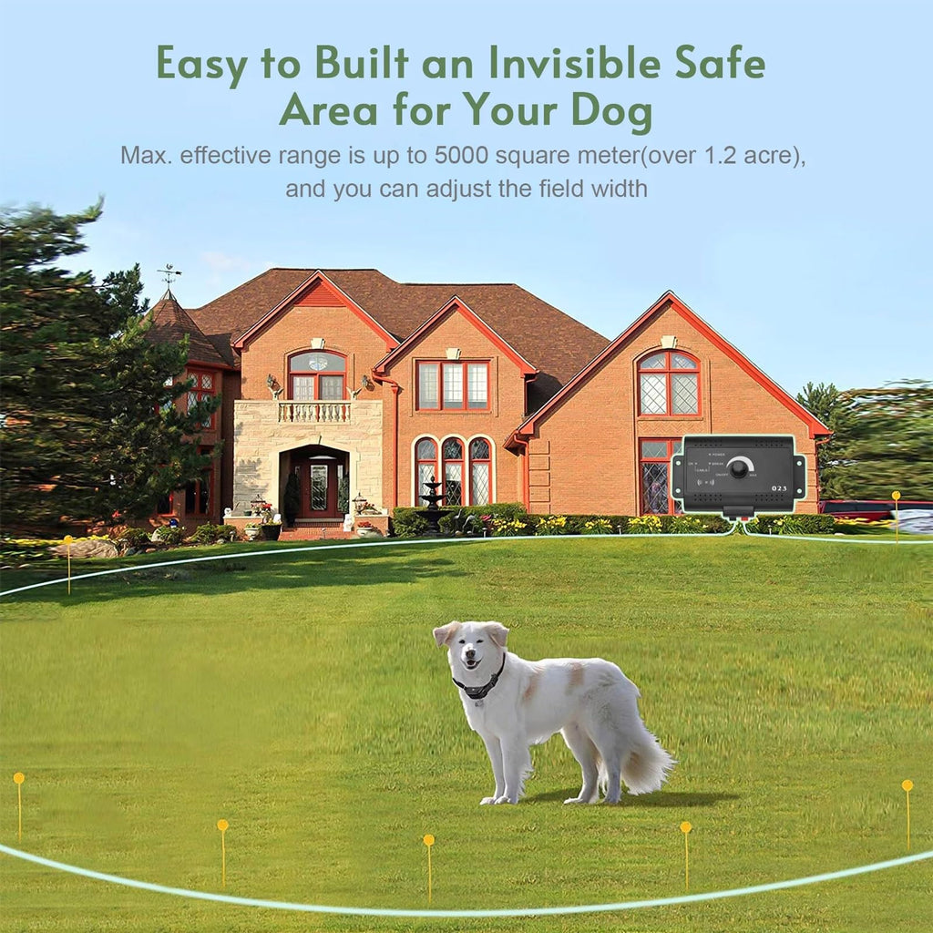 Wireless Dog Fence 1.2 Acre Waterproof Collar J754229