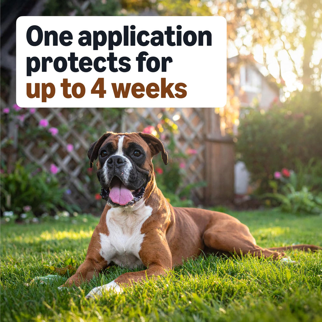 Flea Tick & Mosquito Topical Treatment for Large Dogs 4 Count I951