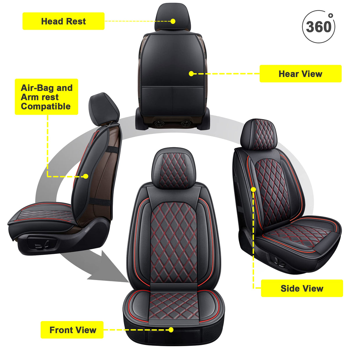 Waterproof Car Seat Covers Full Set P26688