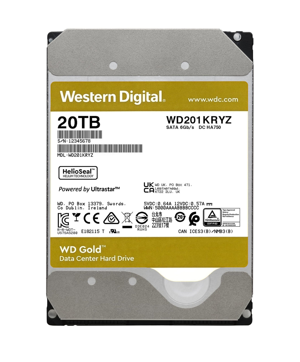 4TB 7200 RPM SATA 6 Gb/s 256 MB Cache 3.5" Internal Hard Drive V883