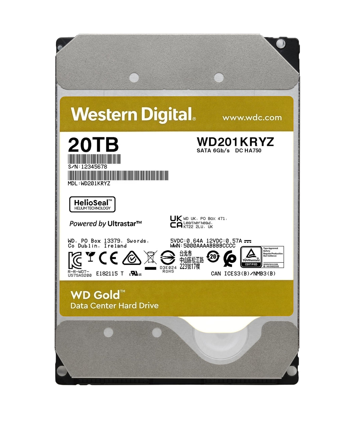 4TB 7200 RPM SATA 6 Gb/s 256 MB Cache 3.5" Internal Hard Drive V883