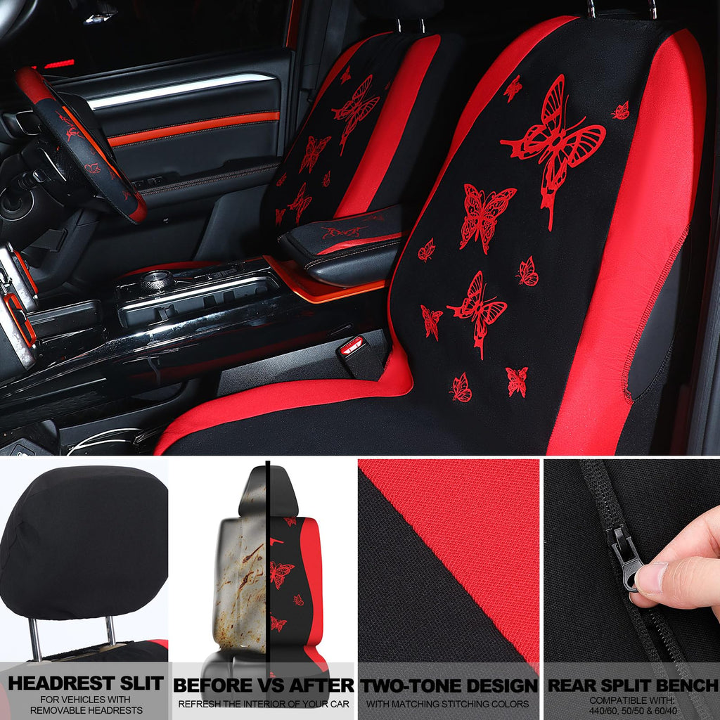 47 Pcs Full Car Seat Covers Set E4999