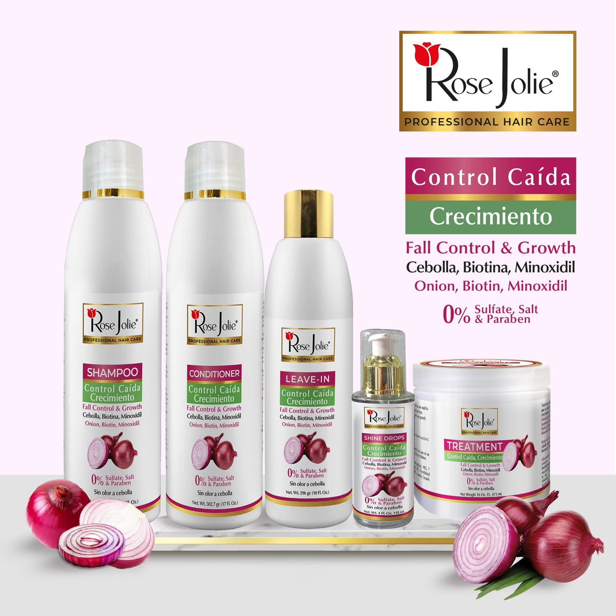 Sulfate Free Hair Growth Bundle Shampoo Hair Mask Leave In Conditioner A117