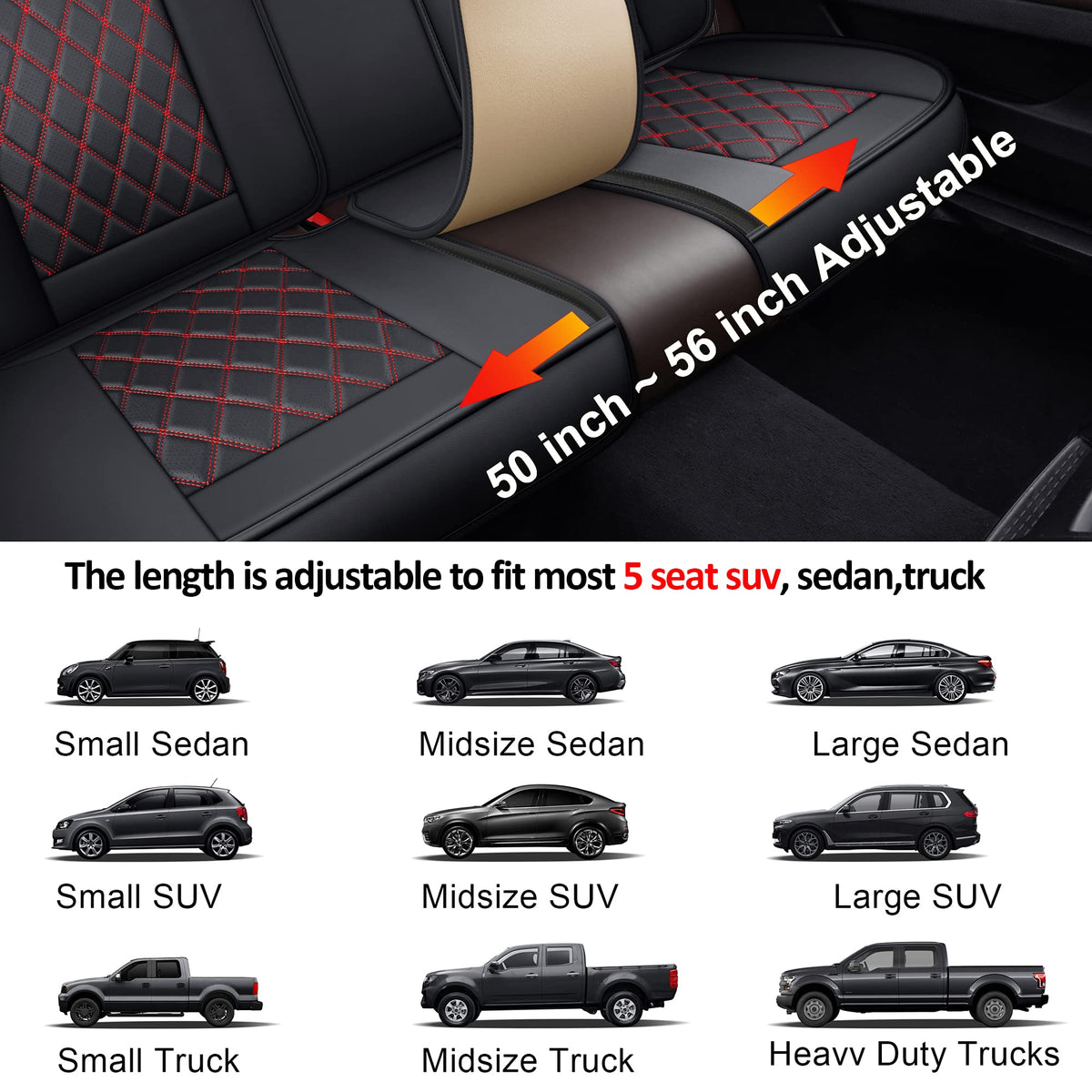 Waterproof Car Seat Covers Full Set P26688