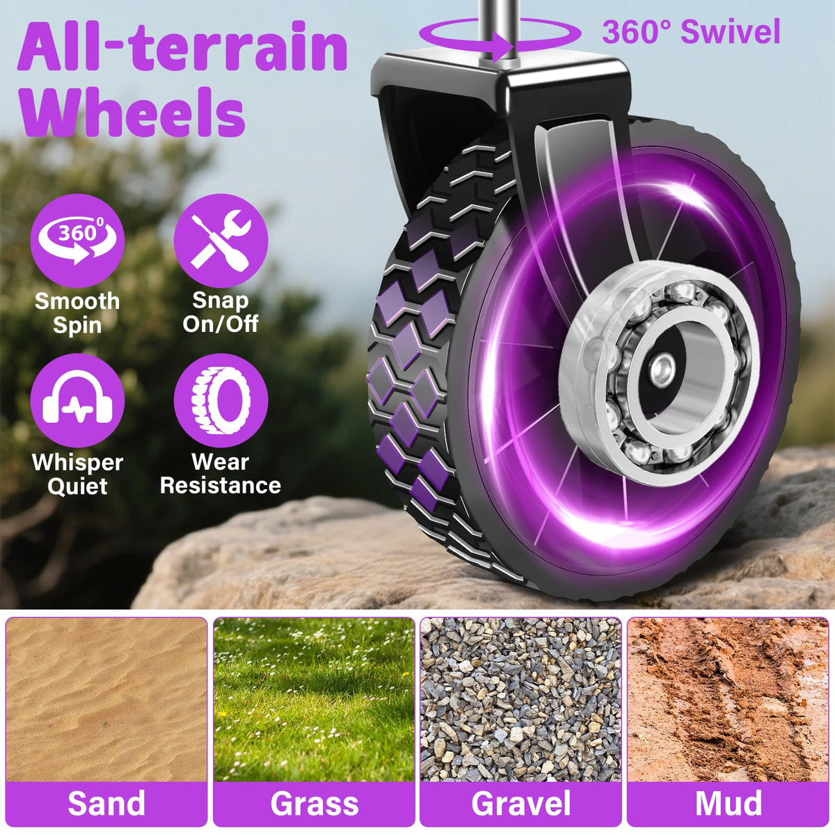 Foldable Wagon Cart with Wheels A29866