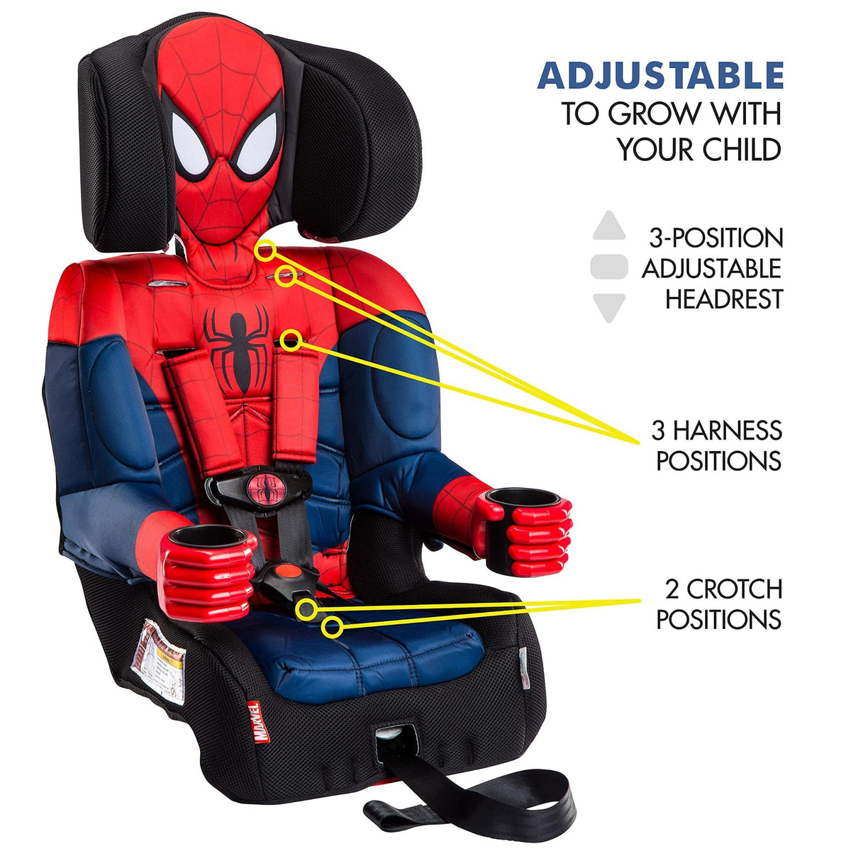 2-in-1 Car Seat Forward-Facing Harness & Booster Mode V287