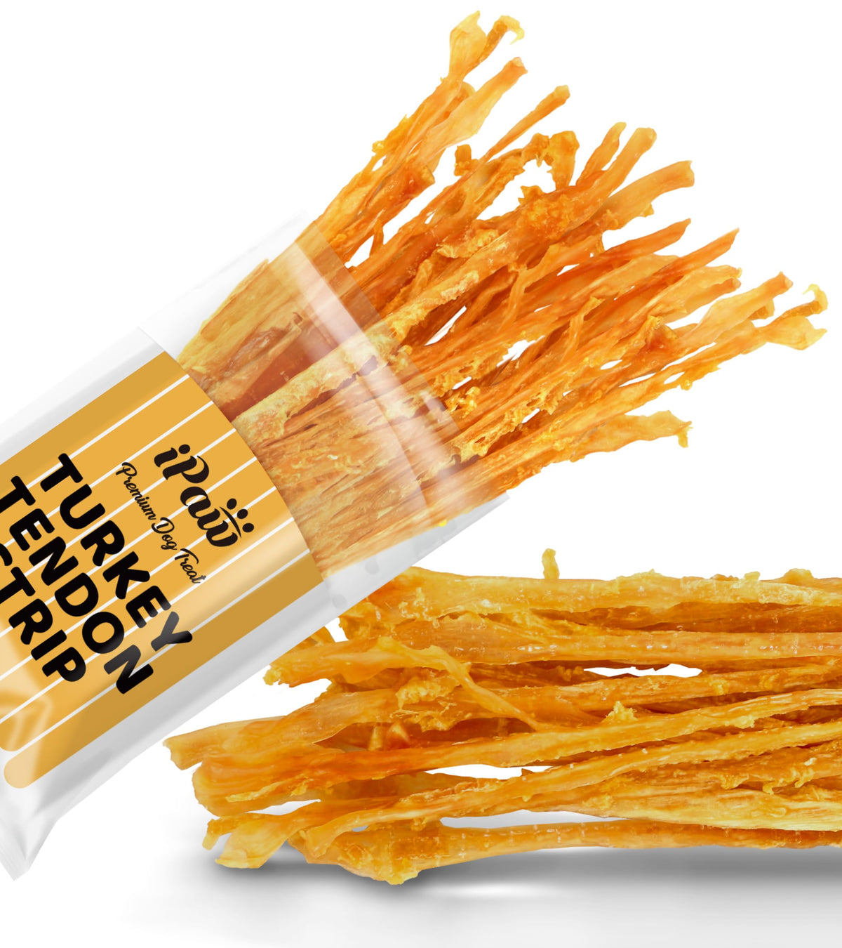 Turkey Tendon Dog Chew Strips D373