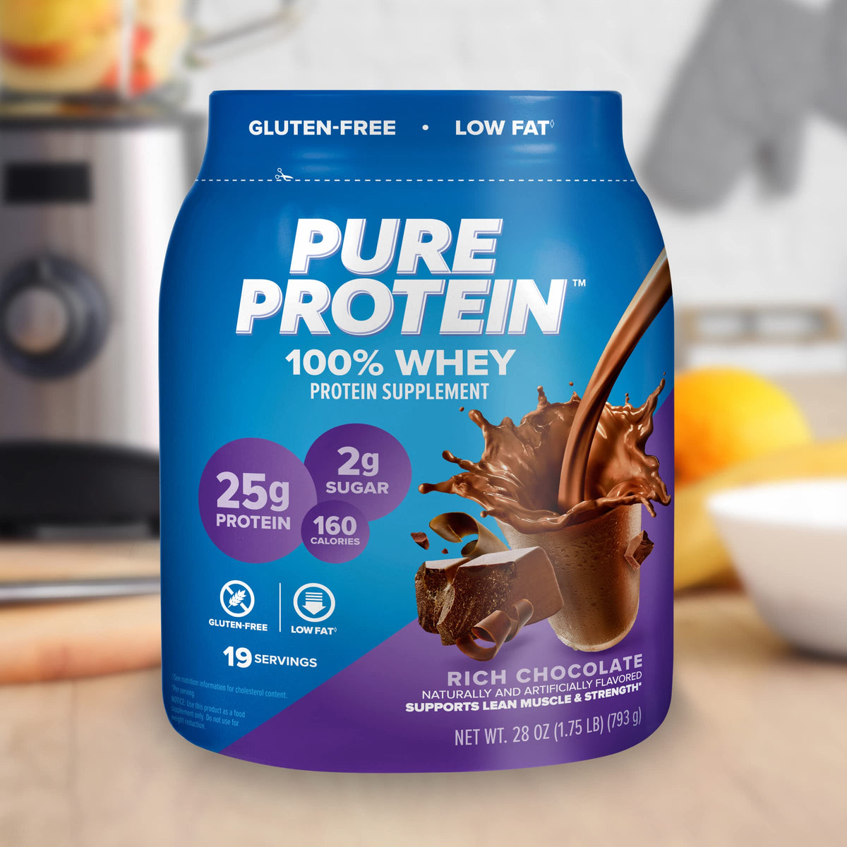 Whey Protein Powder Rich Chocolate 25 g Protein Z536