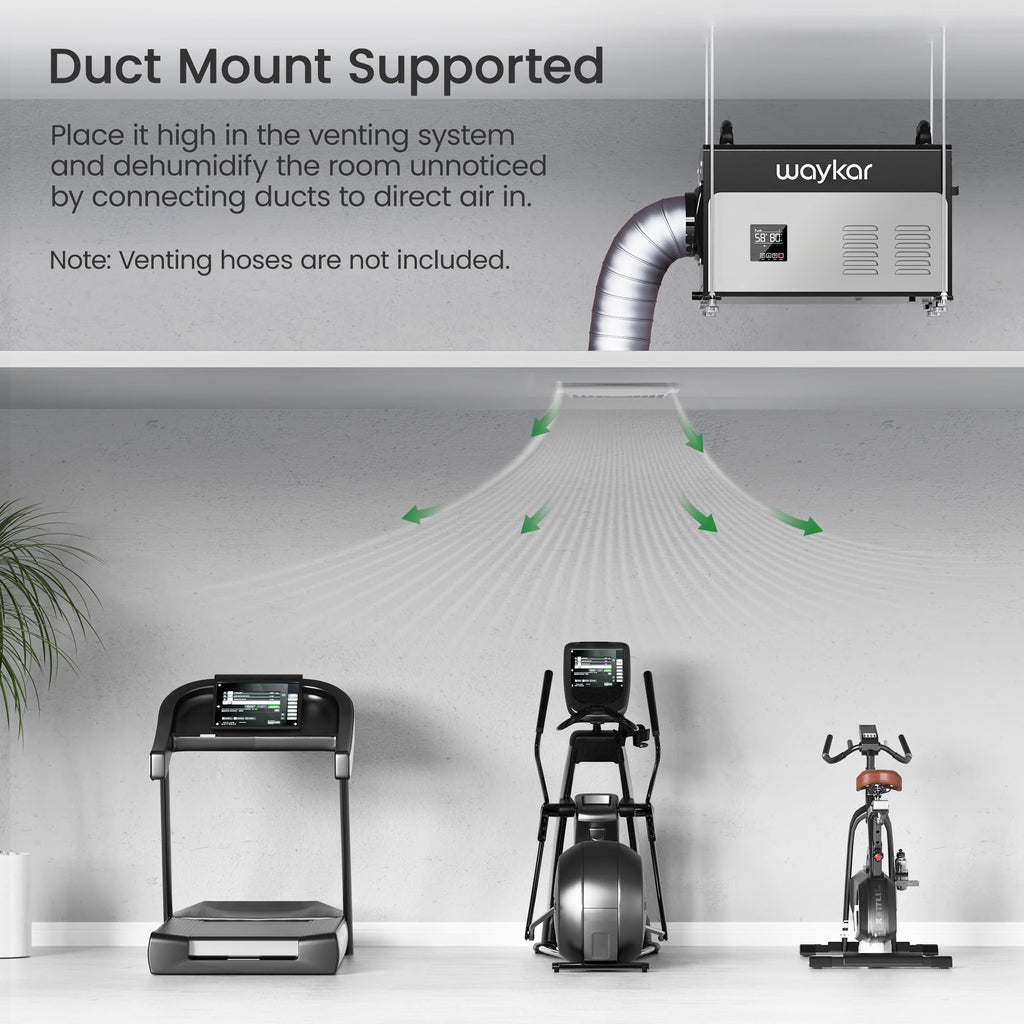 130 Pints Commercial Dehumidifier with Pump & Drain Hose H4236