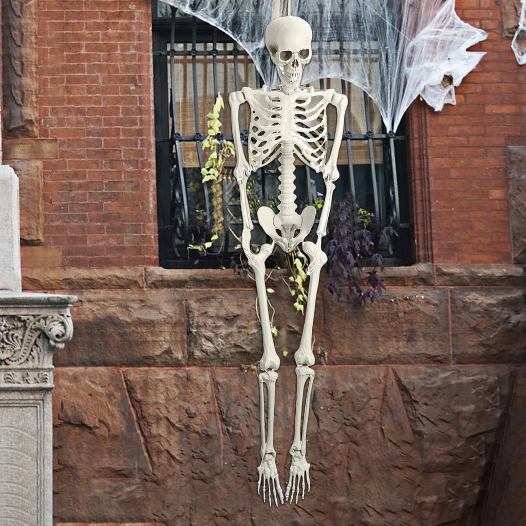 5.4FT Poseable Skeleton with Movable Joints Y9800